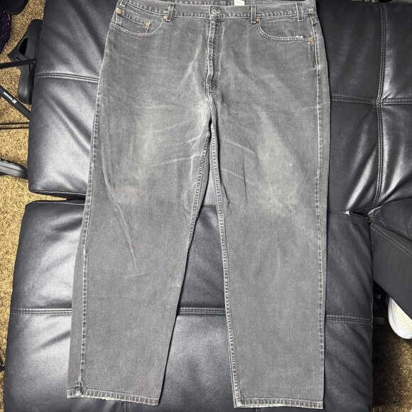 Levi's 550 Men's Straight Jeans Gray Denim Relaxed Fit 5-Pocket Design W44 L32 - Picture 1 of 16
